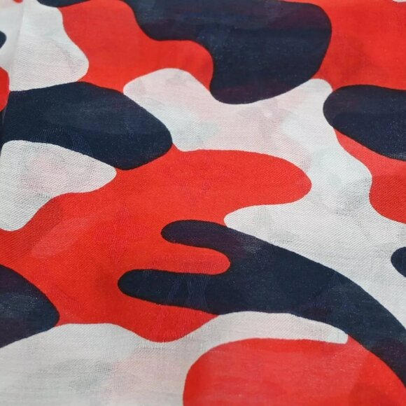 LOUIS VUITTON Military Monogram Scarf Camouflage Cotton Silk M71620 65GA633 - Picture 13 of 13